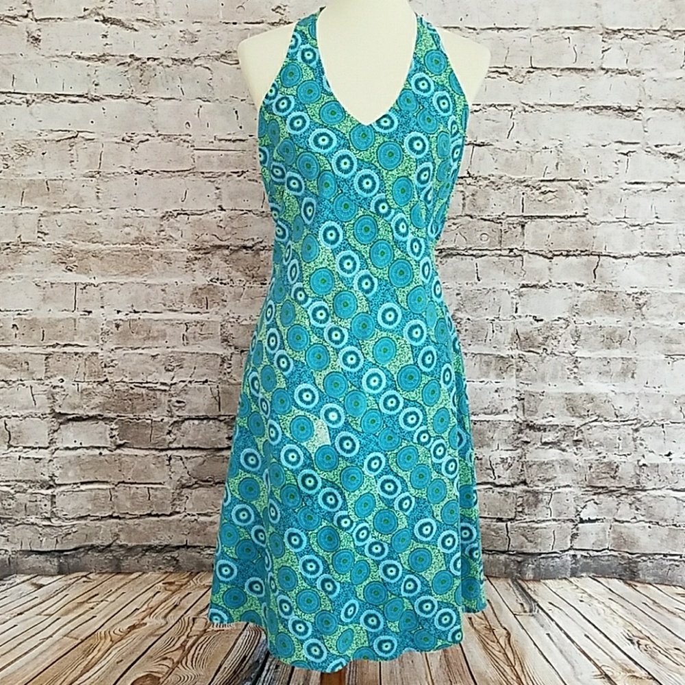 Apsara halter-style neckline slip-on dress